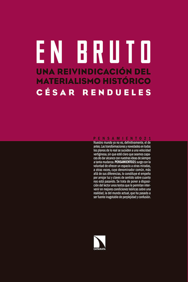 En bruto - César Rendueles Menéndez de Llano - Libro