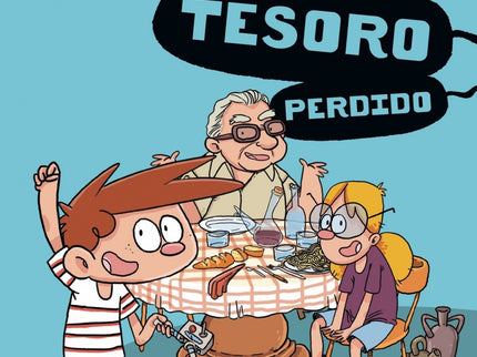 Libro El Tesoro Perdido: Agus tiene que ir a pasar unos días a casa del abuelo y propone a Lidia que lo acompañe, que van a divertirse mucho. Pero cuando llegan todo está patas arriba y ven al abuelo triste y desanimado: resulta que quieren derribar la casa y el abuelo sospecha que están buscando un tesoro...