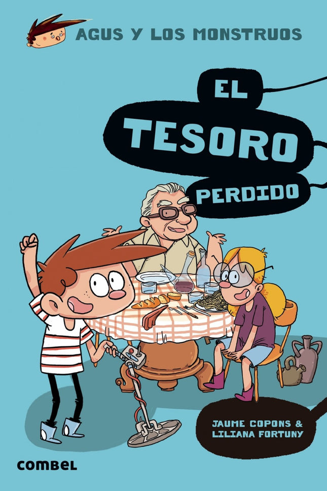 Libro El Tesoro Perdido: Agus tiene que ir a pasar unos días a casa del abuelo y propone a Lidia que lo acompañe, que van a divertirse mucho. Pero cuando llegan todo está patas arriba y ven al abuelo triste y desanimado: resulta que quieren derribar la casa y el abuelo sospecha que están buscando un tesoro...