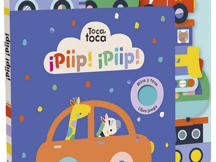Libro ¡piip! ¡piip!: Libros de gran formato con rimas y textos sencillos, colores vivos y texturas variadas que invitan a los más pequeños a experimentar a través del tacto y la vista. Una colección para que los que aún no saben leer comiencen a manipular sus primeros libros mediante el juego.