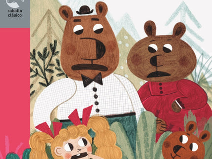 Libro Ricitos De Oro: Una colección de cuentos populares adaptados a los primeros lectores con unas ilustraciones cautivadoras para que se inicien en la lectura a través de las historias y los personajes de los clásicos de siempre.