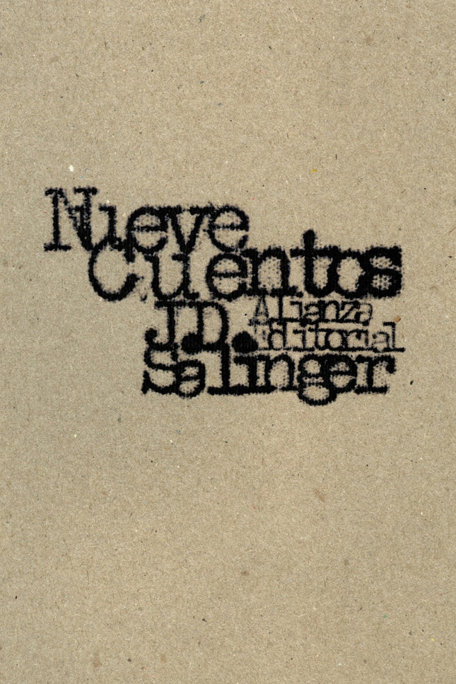 Libro Nueve Cuentos: Por expreso deseo del autor, no está permitido que la editorial aporte en su material promocional n