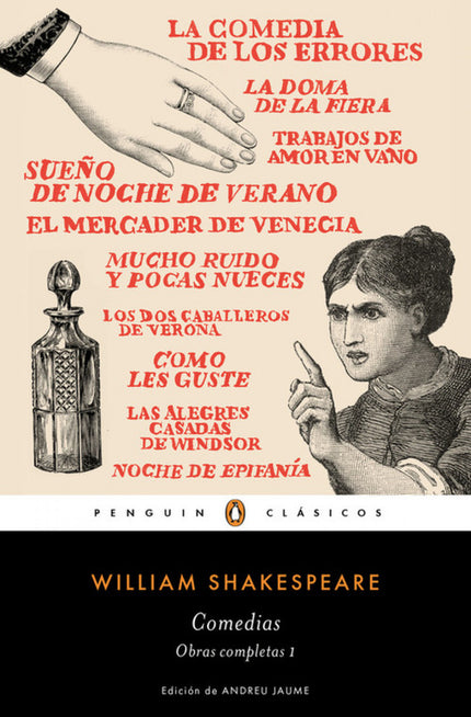 Libro Comedias. Obra Completa 1: Los mejores libros jamás escritos. «El lunático, el enamorado y el poeta son todos ensa