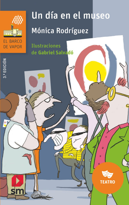 Libro Un Día En El Museo: Rodolfo Estrafalario expone en el museo. El gran artista abstracto es una persona muy peculiar