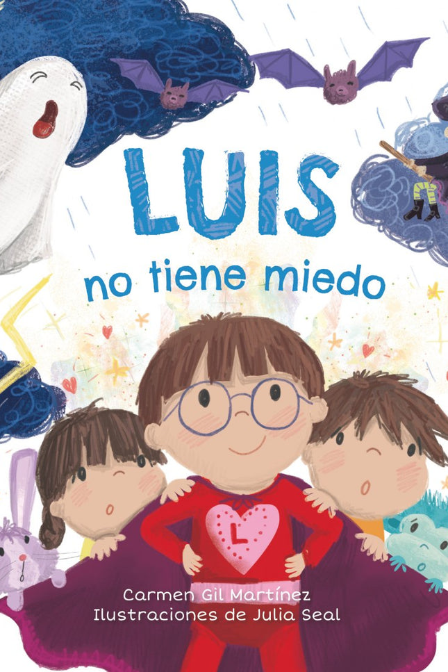 Libro Luis No Tiene Miedo: Luis está muy triste porque ha perdido a su conejito. Sus hermanos le han ayudado a buscarlo 