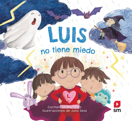Libro Luis No Tiene Miedo: Luis está muy triste porque ha perdido a su conejito. Sus hermanos le han ayudado a buscarlo 
