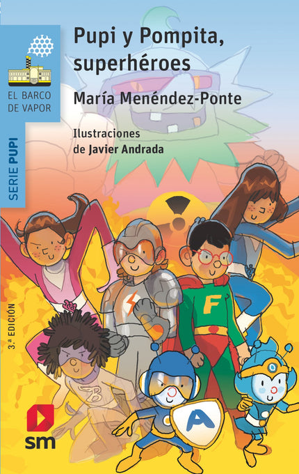 Portada del libro Pupi Y Pompita, Superhéroes