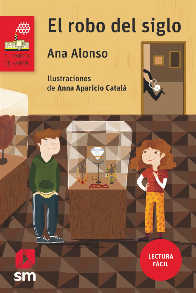 Libro El Robo Del Siglo: Este libro está adaptado al sistema de Lectura Fácil: un modo de hacer la lectura accesible a diferentes tipos de necesidades específicas de aprendizaje. Rebeca y Antón son muy buenos amigos, aunque no pueden ser más diferentes.