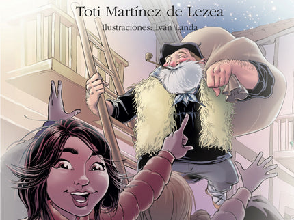 Libro Nur Y Olentzero: Hoy es la GRAN NOCHE del año: íllega Olentzero! Nur le ha escrito una carta pidiéndole un patinete plateado, pero todavía quedan muchas horas, y el día se hace largo, muy largo.