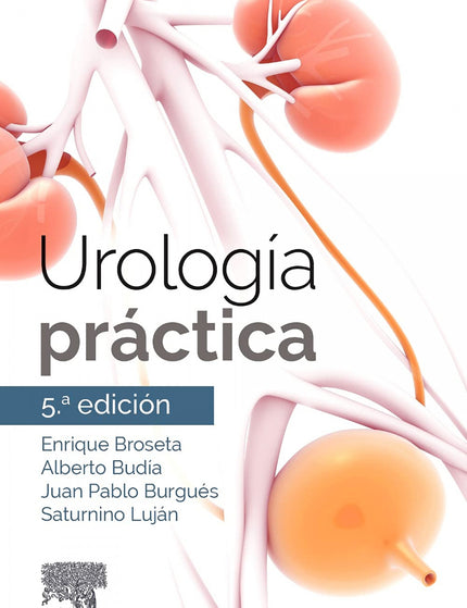 Libro Urología Práctica: Nueva edición de una obra que recoge de manera sintética, pero actualizada y precisa, toda la información necesaria para establecer un buen diagnóstico y tratamiento en el ámbito de la urología. Este manual resumen de manera muy gráfica la evidencia científica de la especialidad aportanto en esta nueva edición más de cien diagramas de flujo y más de 700 tablas que se convertirán en imprescindibles en la toma de decisiones de los especialistas.