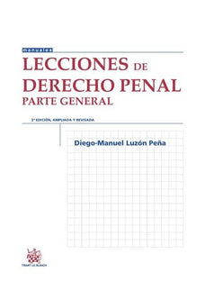 Lecciones de Derecho Penal Parte General 3ª Edición 2016 - Diego-manuel Luzón Peña - Tapa blanda