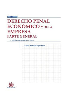 Derecho Penal Económico y de la Empresa Parte General 5ª Edición 2016 - Carlos Martínez Buján Pérez - Tapa blanda