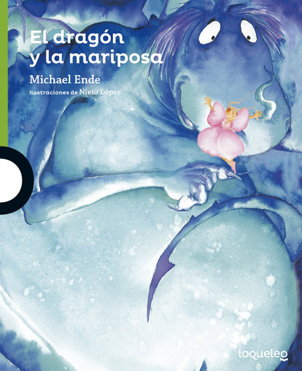 Libro El Dragón Y La Mariposa Infantil Verde: Plácido es un dragón revoltoso y destrozón. Bárbara es una mariposa dulce,