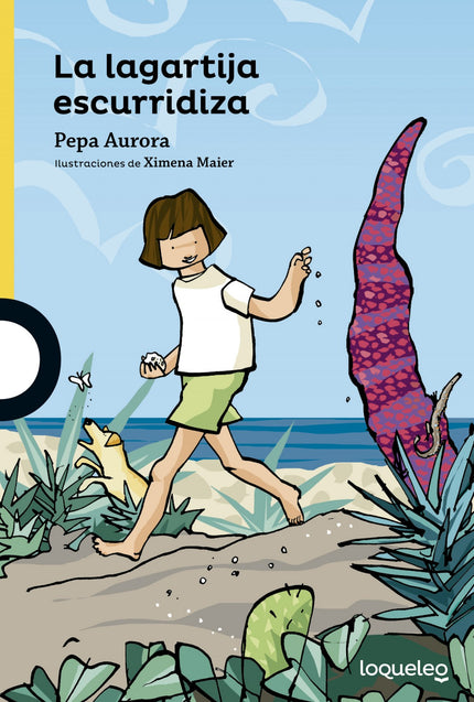 Libro La Lagartija Escurridiza: Yaiza pasa una temporada en la finca de sus abuelos en Gran Canaria. Allí está en perman