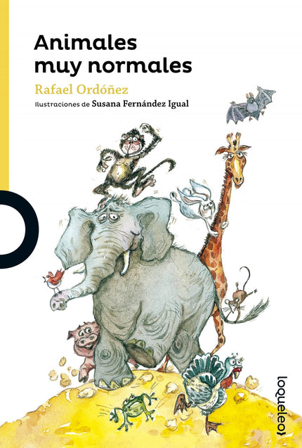 Libro Animales Muy Normales: En la granja, en el bosque, en el jardír, en el mar, en el río, en la selva o en la sabana 