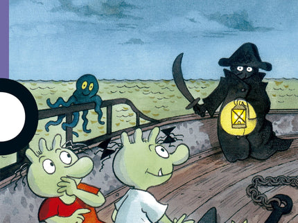 Libro Los Olchis Y El Pirata Negro: Los olchis viajan con su dragón Silla de Fuego a Villa Papilla, en el mar del Norte,