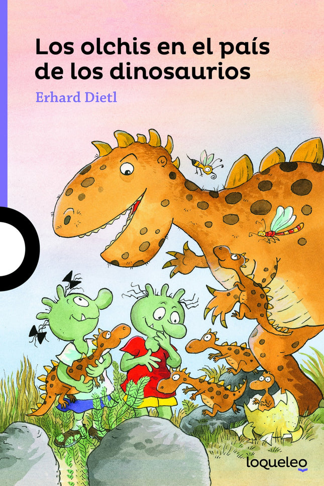 Libro Olchis En El País De Los Dinosaurios: El profesor Brausewein ha construido una máquina del tiempo y con ella catapulta a los niños olchis a la prehistoria, donde se encuentran con un pequeño dinosaurio que busca a su madre. Sin embargo, pronto se dan cuenta de que la vida en la prehistoria es bastante peligrosa.