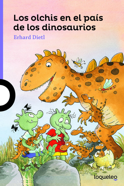Libro Olchis En El País De Los Dinosaurios: El profesor Brausewein ha construido una máquina del tiempo y con ella catapulta a los niños olchis a la prehistoria, donde se encuentran con un pequeño dinosaurio que busca a su madre. Sin embargo, pronto se dan cuenta de que la vida en la prehistoria es bastante peligrosa.