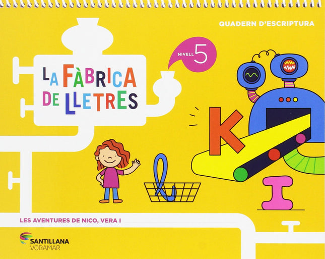 Libro Nivell 5 La Fabrica De Lletres: .