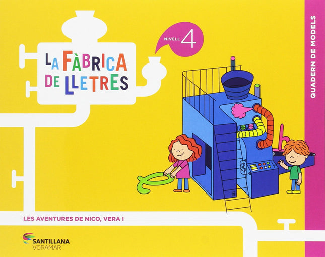Libro Nivell 4 La Fabrica De Lletres: .