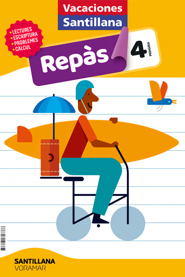 Libro Vacaciones Santillana 4 Primaria Repas: 1.1 , 01.3 ,YPZ;,4Z-ES-AB 02020030220200302