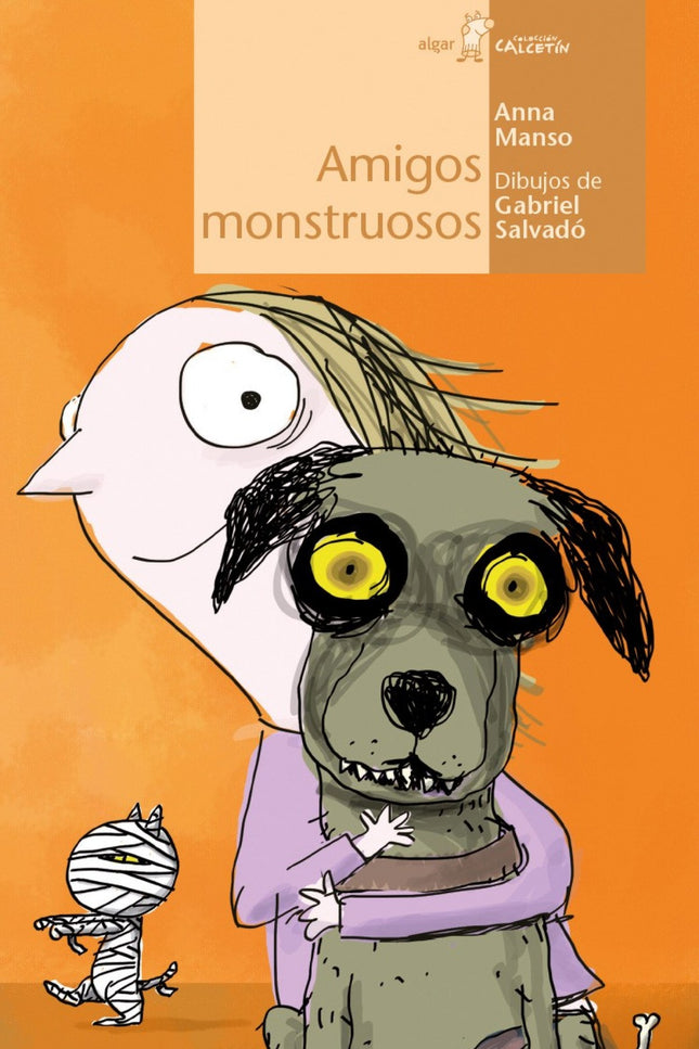 Libro Amigos Monstruosos: Sandra tiene un problema, es la niña más tímida y miedosa del universo. Una noche, una voz gra