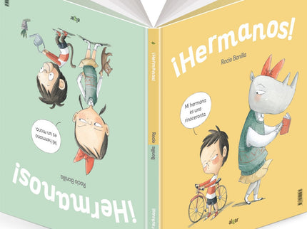Libro Hermanos!: Rocio Bonilla presenta Hermanos!, un libro divertido, tierno y muy original sobre las relaciones entre 