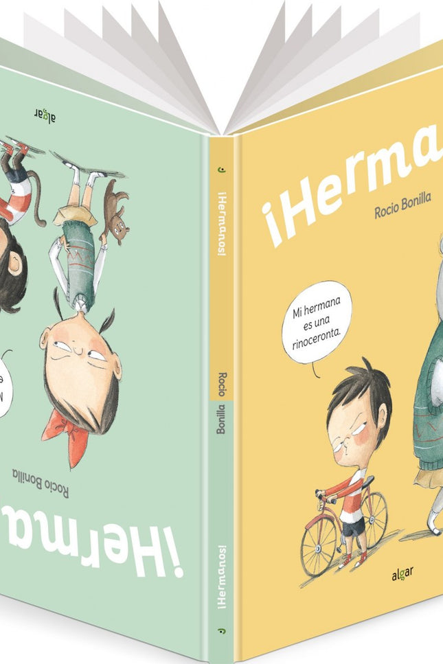 Libro Hermanos!: Rocio Bonilla presenta Hermanos!, un libro divertido, tierno y muy original sobre las relaciones entre 
