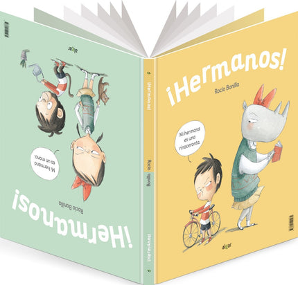 Libro Hermanos!: Rocio Bonilla presenta Hermanos!, un libro divertido, tierno y muy original sobre las relaciones entre 