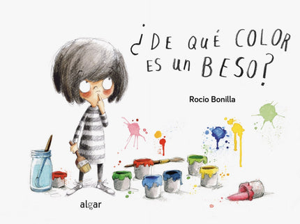 Portada del libro ¿de Qué Color Es Un Beso?