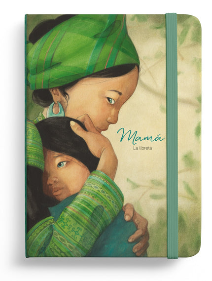 Libro Mamá: Una práctica libreta con las deliciosas ilustraciones de Quentin Gréban, extraídas del álbum ilustrado Mamá. Así, la libreta incluye cerca de una veintena de ilustraciones a todo color, acompañadas por diversas poesías del álbum.