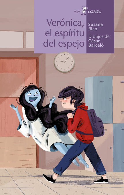 Libro Verónica, El Espíritu Del Espejo: Samuel decide hacer un experimento: a las doce de la noche, intentará invocar a un fantasma y lo grabará en vídeo. Consigue contactar con un espíritu y se le aparece Verónica, una niña fantasma muy descarada.
