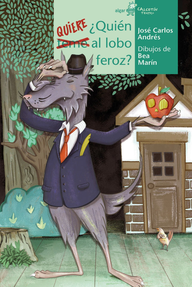 Libro ¿quién Quiere Al Lobo Feroz?: El mundo ha cambiado y el Lobo feroz de los cuentos ha decidido cambiar de vida: se ha vuelto vegetariano y quiere vivir del teatro. Pero no le resultará nada fácil, porque nadie entiende que ya no sea malvado y se haya reformado.