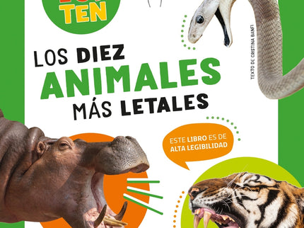 Top Ten. Los Diez Animales Mas Letales