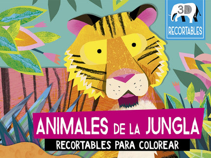 Libro Animales De La Jungla (recortables 3d): íMonta tu propio y temible tigre! íHaz que un divertido tucán cobre vida!