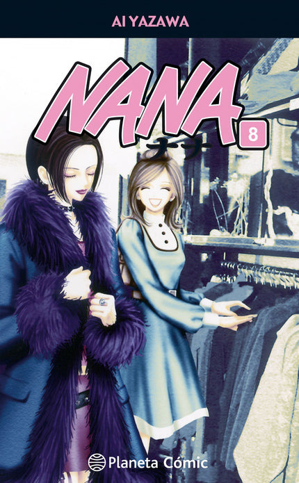 Libro Nana Nº08 (nueva Edicion): Nana y los Blast ensayan todo lo que pueden con la mirada puesta a su debut. La otra Nana se enamora de Nobu, empieza a salir con él y es feliz, pero entonces.
