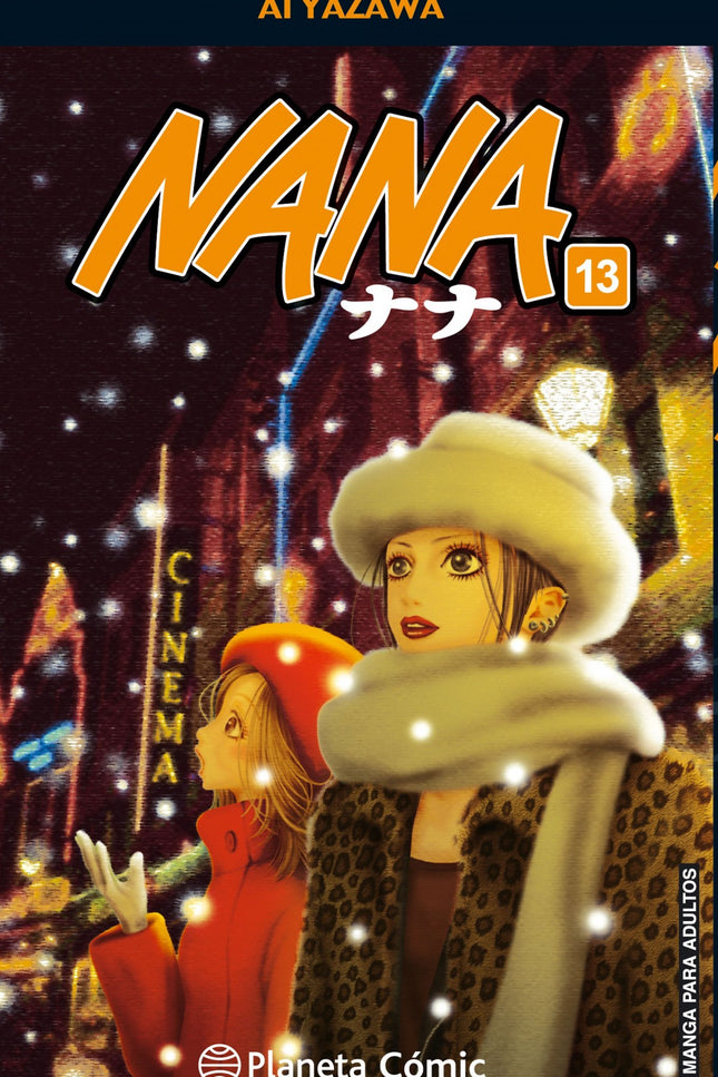 Libro Nana Nº13 (nueva Edicion): Nana Komatsu recibe una invitación para la fiesta de cumpleaños de Shin y Leila. Le cuesta aceptarla, porque sabe que Takumi y Nobu también van a estar allí, pero finalmente decide ir para felicitar a Shin.