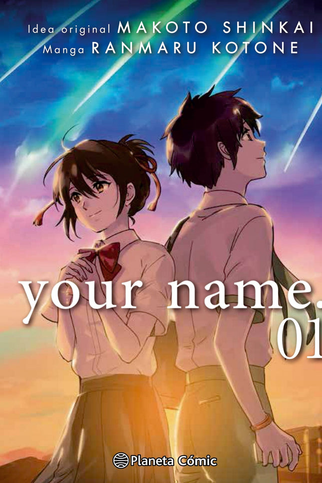 Libro Your Name 1: Mitsuha Miyamizu es una estudiante de secundaria de un pueblo montañoso. Taki Tachibana es un estudia