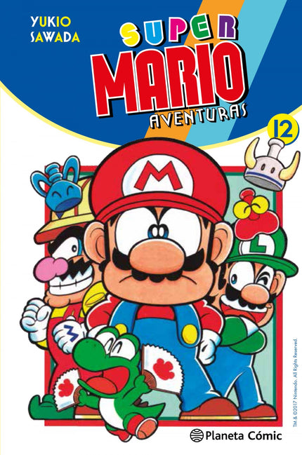 Libro Súper Mario Aventuras 12: Los Mario Bros y el tragaldabas de Yoshi continúan protagonizando sus disparatadas avent
