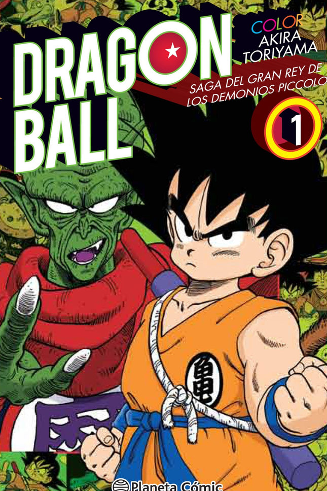 Libro Dragon Ball Color Piccolo 1: El autoproclamado rey de los demonios, Piccolo Daimao, ha llegado a la Tierra dispuesto a convertirse en gobernante absoluto. Para convencer a los humanos de que deben rendirle pleitesía, con un simple gesto, destruye una ciudad entera...