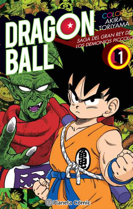 Libro Dragon Ball Color Piccolo 1: El autoproclamado rey de los demonios, Piccolo Daimao, ha llegado a la Tierra dispuesto a convertirse en gobernante absoluto. Para convencer a los humanos de que deben rendirle pleitesía, con un simple gesto, destruye una ciudad entera...