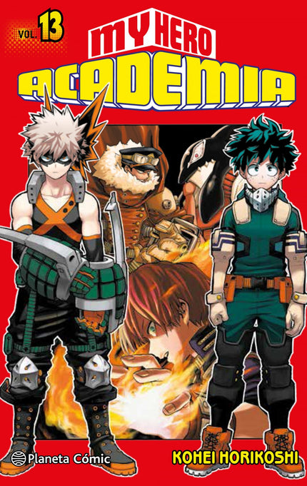 Libro My Hero Academia 13: íComienza la última prueba del examen para obtener la licencia provisional: un simulacro de rescate! íHay que ser rápidos al controlar la situación y saber cómo actuar!