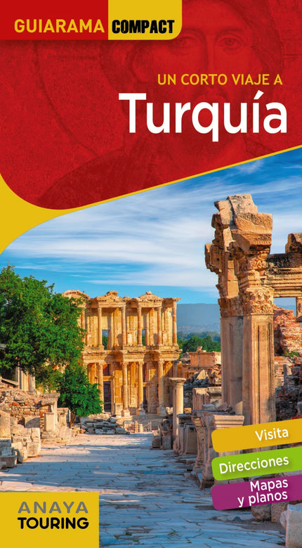 Libro Turquía: Una guía compacta, ideal para viajes ligeros, pero que contiene lo mejor de Turquía y rebosa de información práctica totalmente actualizada. A través de Una mirada a Turquía, la guía ofrece una breve historia del país con unas claves para entender la realidad actual y su perfil social y geográfico;también se incluye un artículo sobre celebridades turcas.