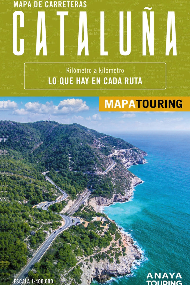 Mapa De Carreteras De Cataluña (desplegable), Escala 1:400.000