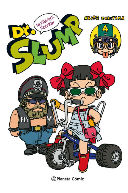 Libro Dr.slump 4: Es fin de año en Villa Pingüino y Senbei ha decidido improvisar un Papá Noel distribuyendo postales íde sí mismo! Por otro lado, una familia de vampiros vuela para chupar la sangre de algunos humanos, pero lamentará amargamente haber elegido la casa de Arale...