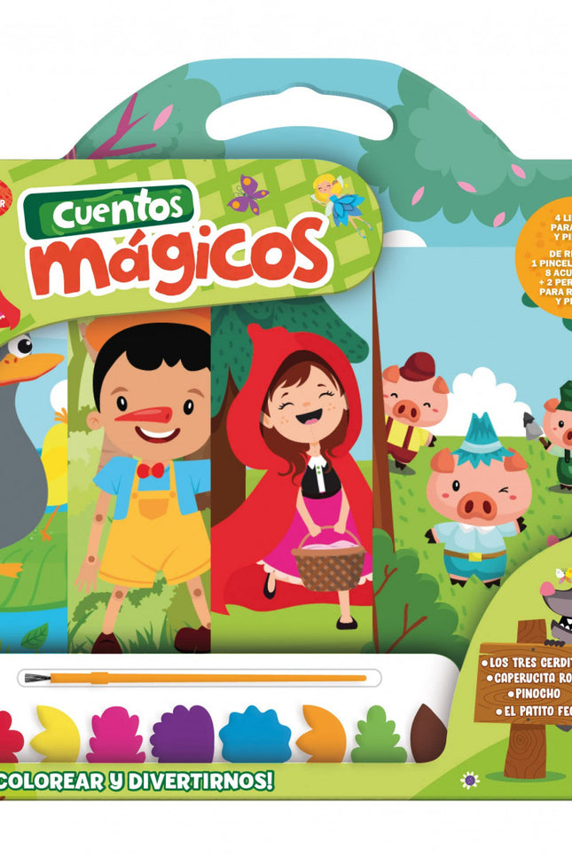 ¡a Colorear Y Divertirnos! Cuentos Mágicos