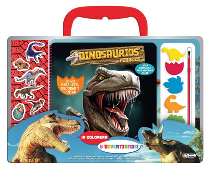 ¡ A Colorear Y Divertirnos ! Dinosaurios Feroces