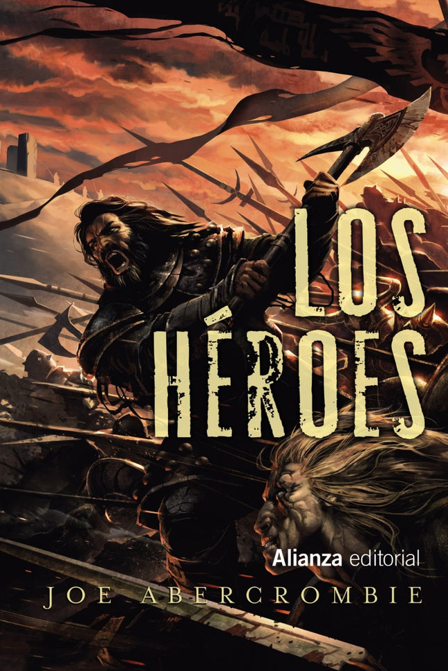 Libro Los Héroes: Cuentan que Dow el Negro ha llegado al trono del Norte subiendo una montaña de calaveras. Mientras, el