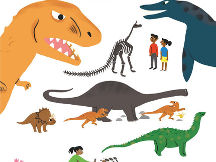 Libro El Libro De Los Dinosaurios: Este libro con pop-ups, solapas y lengüetas contienemucha información sobre diferentes especies de dinosaurios. Al leerlo, conocerás el trabajo de los paleontólogos, aprenderás cómo se forma un fósil y cómo se extrae de la tierra;verás cómo nacían los dinosaurios, qué comían y cómo sobrevivían.