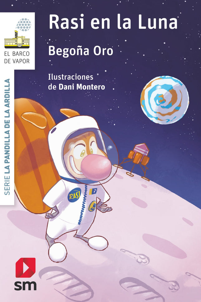 Libro Rasi En La Luna: Rasi recibe por su cumpleaños un regalo muy especial: el traje de astronauta de su tatarabuela, que fue mascota del mismísimo Neil Armstrong y viajó con él a la Luna. Ahora Rasi sueña con seguir sus pasos.